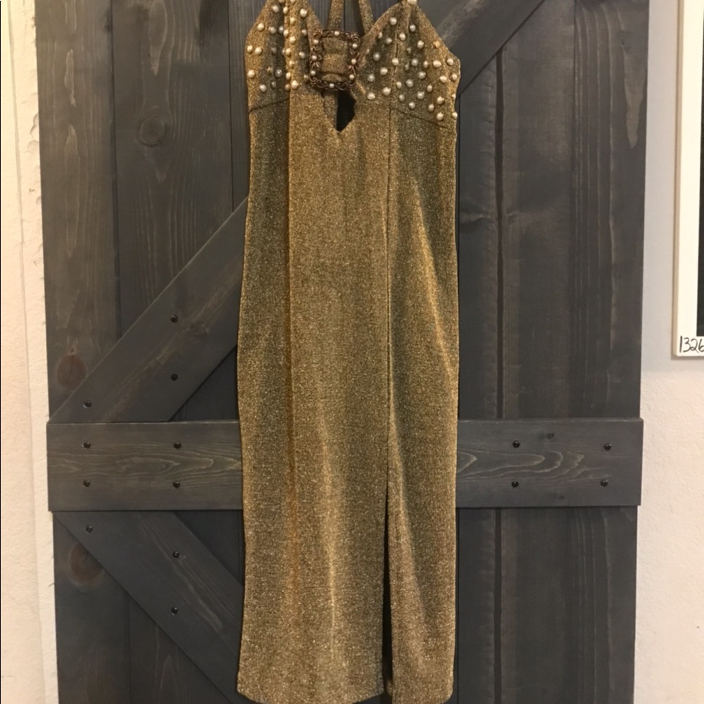 Vintage Gold Dress